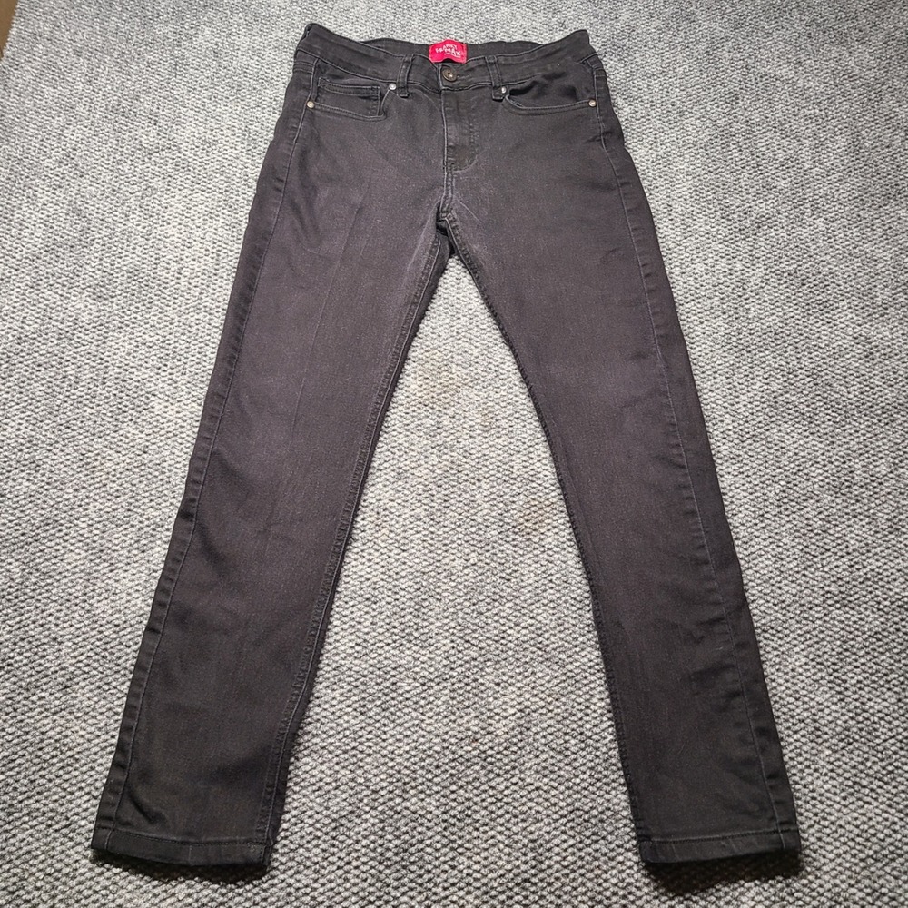 Franky Max Mens Black Denim Slim Straight Jeans Size 32x32 RN 86344